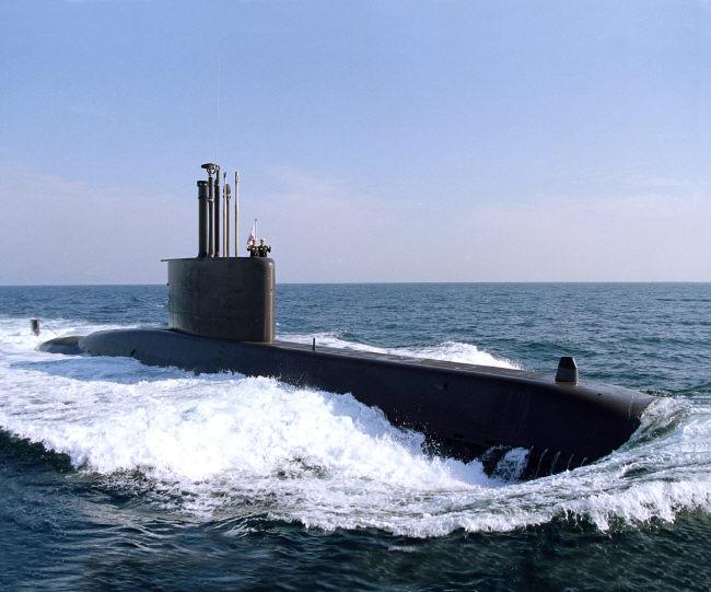 해군의 209급 잠수함인 정운함. 대우조선해양은 잠수함 건조 부문에서 세계 최정상급이다.