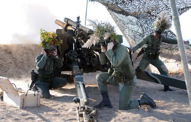 사진(위·아래)은 지난해 열린 낙동강지구전투 전승행사 장면.  
김태형 기자 