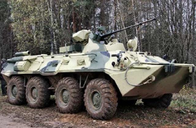 태국이 우크라이나에서 도입한 8×8 장갑차 BTR-3E1. 