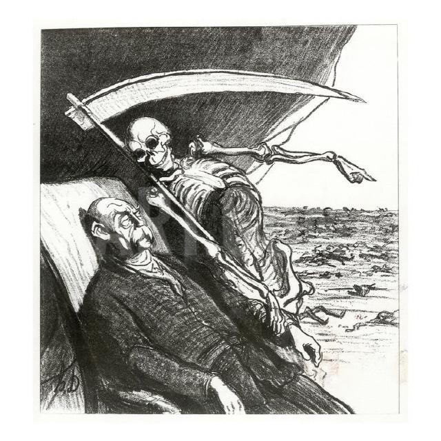 ‘비스마르크씨의 악몽, 고맙다’, 1870, 석판   