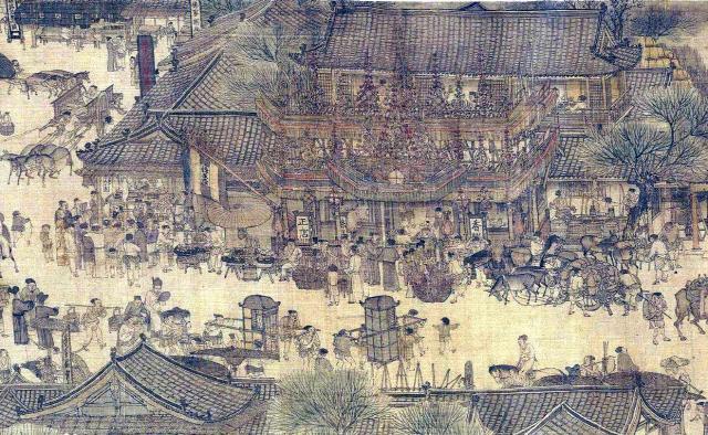 송나라 화가 장택단의 ‘청명상하도’에 등장하는 술집(11세기 그림).  
 필자 제공