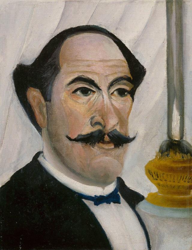 램프가 있는 화가의 초상, 1902, 캔버스에 유채, 230x190cm  파리 피카소미술관 소장