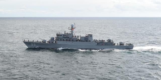 베트남 해군의 초계함(PCC) 타우20(Tau20)함. 
