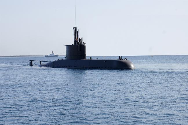 26일 성능개량을 마치고 해군에 인도된 장보고-I급 잠수함 최무선함. 방사청 제공