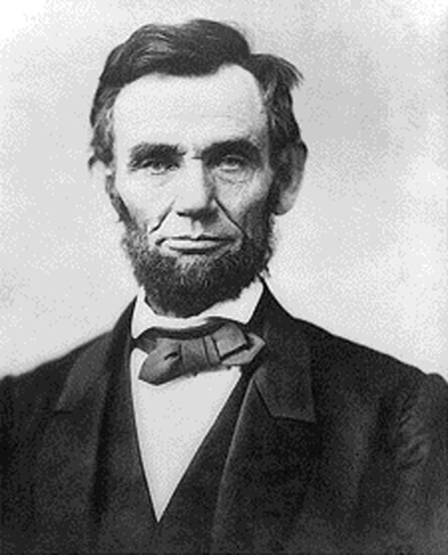 1860년 노예제 폐지를 주창하며 미국 대통령에 당선된 에이브러햄 링컨.