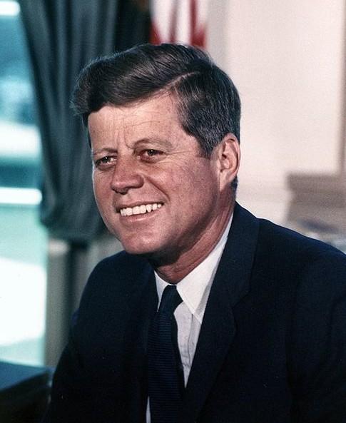 43세에 미국의 최연소 대통령이 됐던 존 F. 케네디 대통령.