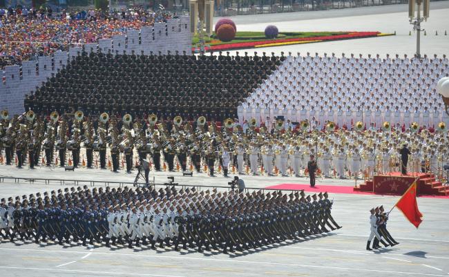 Military parade to mark the 70th anniversary of the Chinese people’s victory in the War of Resistance against Japan and the end of World War II.
* 출처 : President of Russia(http://en.kremlin.ru)