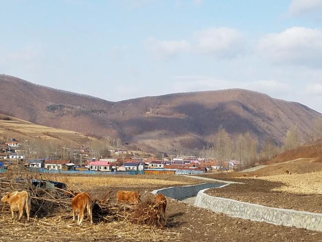 갑산촌의 모습. 이 경사진 밭에서 거둔 기장으로 북로군정서 독립군들은 허기를 달랠 수 있었다.