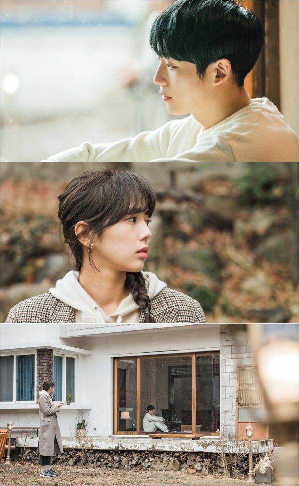 tvN 새 월화극 ‘반의반’의 주인공 정해인(위)과 채수빈.  사진=tvN
