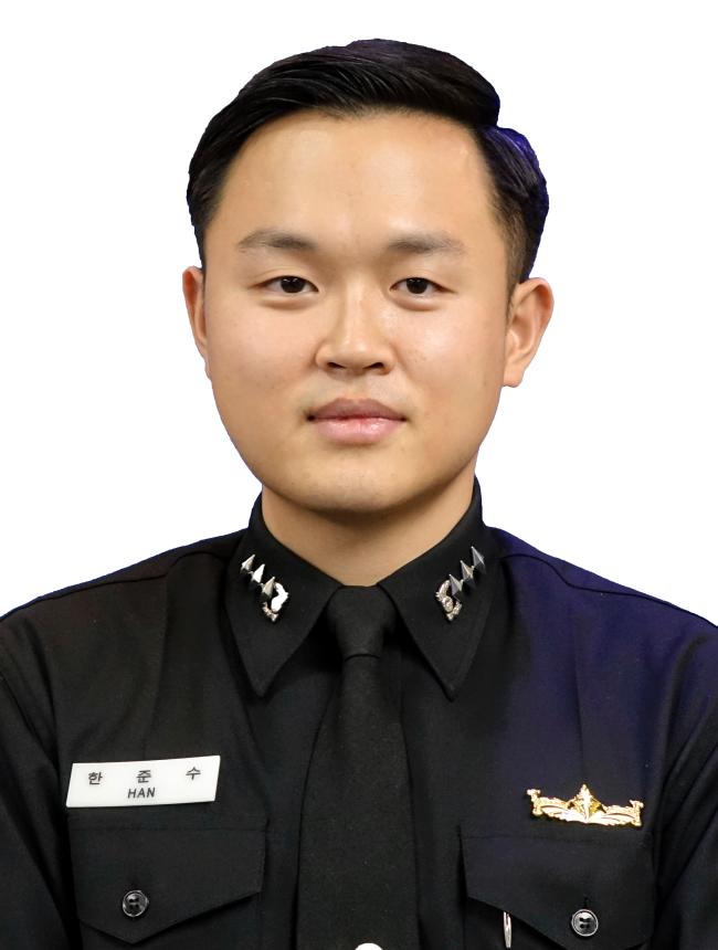 한준수 대위 해군7기동전단 서애류성룡함 
