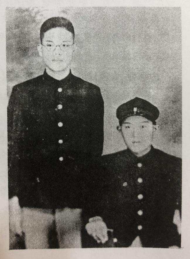1926.9-1927.11  일본 유학시절의 조명하 의사(왼쪽)