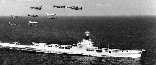 한국전쟁에 참가했던 호주의 항공모함 시드니(HMAS Sydney). 사진 = 미 해군 홈페이지