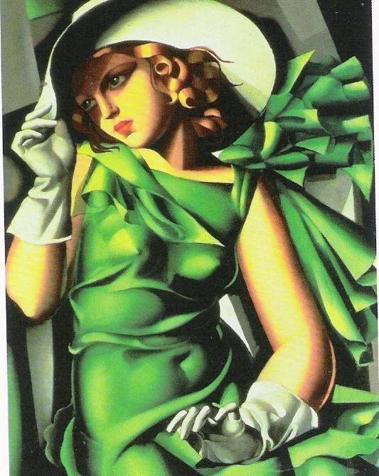 ‘초록색 의상의 어린 소녀’, 1927년, 캔버스에 유채, 프랑스 근대 미술관 소장. 