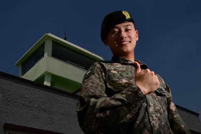 독립운동가 신돌석 장군의 후손이기도 한 신동탁 상병은 항공관제사 역할 역시 조국을 위한 일이라 생각하고 있다. 조종원 기자