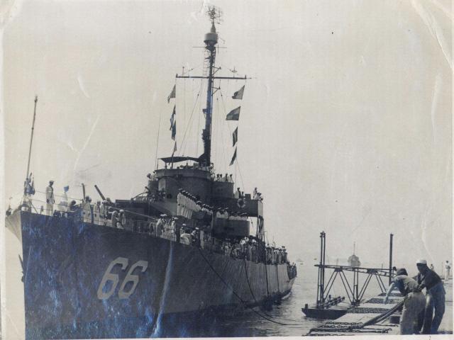 베트남전쟁 해상수송작전을 완벽히 수행한 PF-66 임진강함. 사진=해군본부 제공