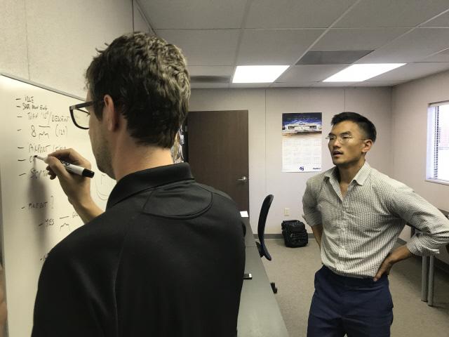 새로운 교관 다비드와의 수업이 시작됐고, 나는 다시 한번 새롭게 각오를 다지게 됐다.  필자 제공