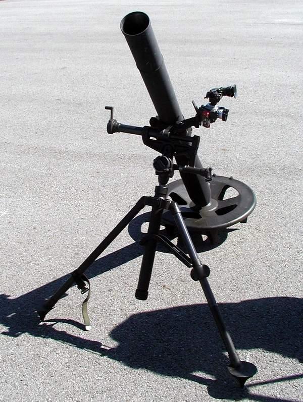 ADD가 독자 개발한 KM187 81mm 박격포.
