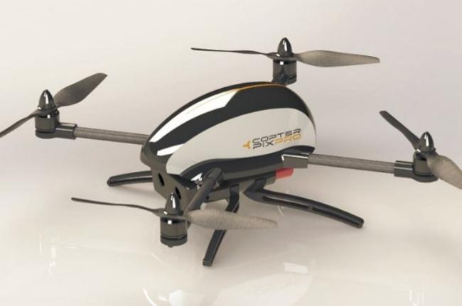 이스라엘 콥터픽스사의 마이크로 드론.  출처=shephardmedia.com