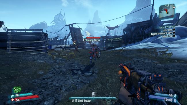 ‘보더랜드’ 시리즈는 황당한 판타지 세계관을 기반으로 하지만, 꽤나 사실적인 타격감을 갖춘 총기 액션 게임이기도 하다.  필자 제공