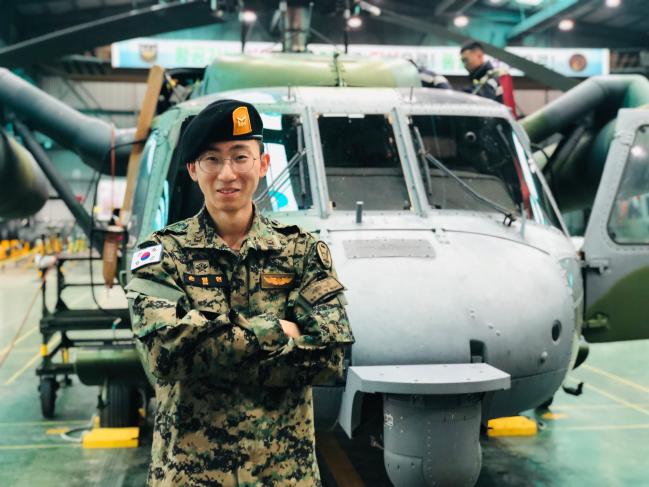 육군특수전사령부 특수작전항공단 손영현 하사.