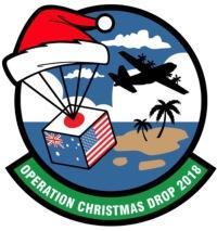 2018년 크리스마스 공수작전 공식 마크. 해당 작전에 투입되는 요원들은 이 마크를 부착하고 임무를 수행한다.