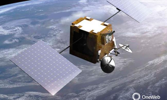 원웹의 위성. 원웹의 위성은 크기가 세탁기만 한 소형 위성으로 1200㎞ 상공의 저궤도를 돈다. 저궤도를 도는 위성은 지구와 더 가까이 있기 때문에 데이터 송수신 시간이 더욱 짧고 빠른 데다 제작 비용도 더욱 적게 든다. 원웹 제공