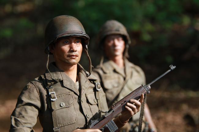 영화 ‘고지전’에서  강은표(신하균) 의 모습. 