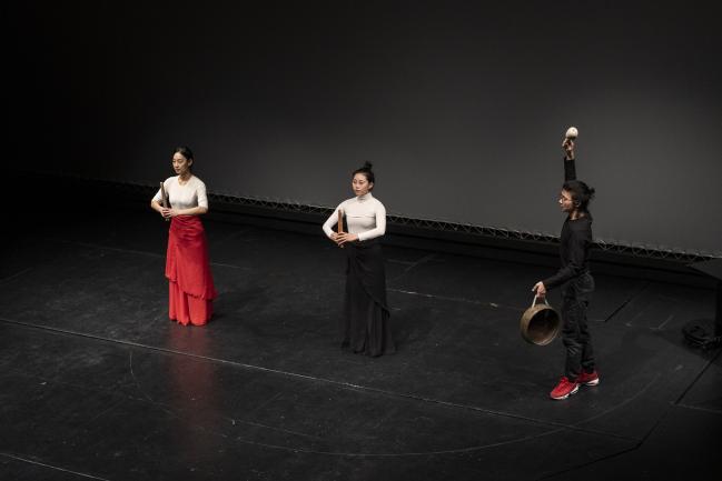 지난해 서치라이트 선정 작품이었던 ‘삼고무’ 쇼케이스 장면. 사진=남산예술센터.