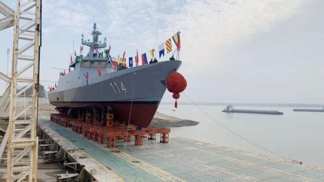 중국 조선산업그룹은 최근 말레이시아 해군이 사용할 4번째이자 마지막 케리스급 연안임무함정(LMS)을 진수했다. 사진은 케리스급 연안임무함정의 모습.  출처=janes.com