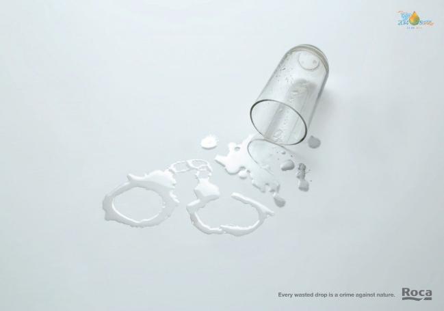 오만의 로카(Roca) 광고 ‘엎질러진 물’ 편(2014). 
 필자 제공