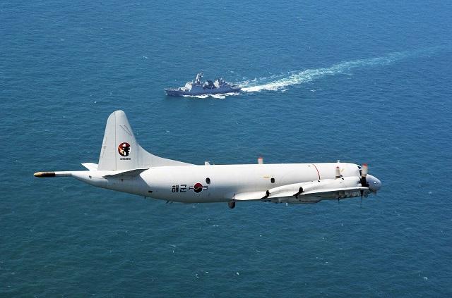 대잠수함훈련 훈련 중인 P-3C. 국방일보DB