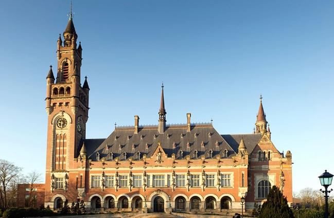 네덜란드 헤이그에 위치한 국제사법재판소(ICJ) 외관. 사진 = ICJ 홈페이지
