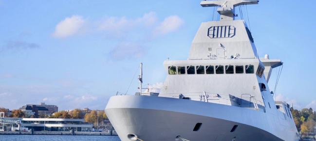 이스라엘 해군이 독일 TKMS 조선소에서 처음으로 인수한 Sa’ar-6급 콜벳 INS Magen함이 2018년 2월 7일 이스라엘 Haifa 해군기지에 도착하였다. 사진 = 이스라엘 해군 홈페이지
