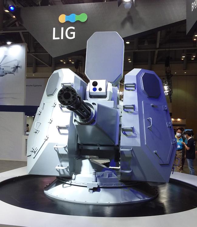 LIG 넥스원의 CIWS 모델
