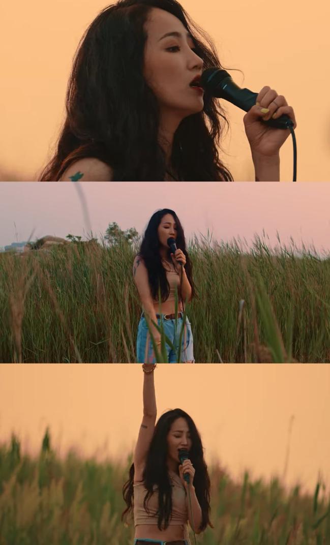 핫펠트 라이브영상 갈무리.  사진=아메바컬쳐