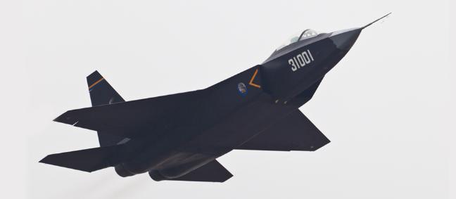 센양항공기제작회사가 제작한 FC-31 스텔스 전투기.  출처=중국항공공업 avic.com.cn