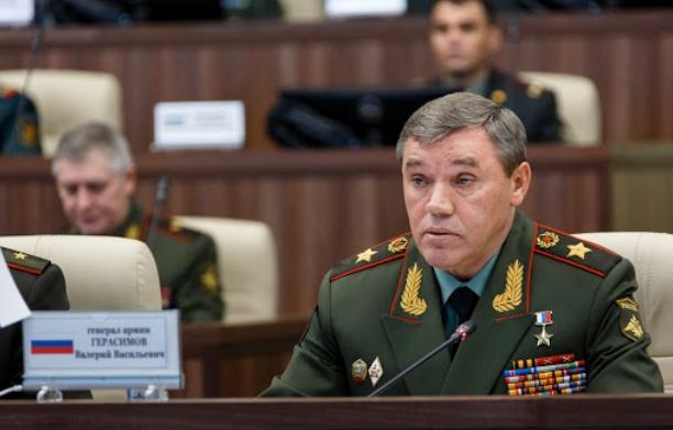 지난해 12월 25일 러시아 과학아카데미 회장에 선출된 발레리 게라시모프 러시아 연방군 총참모장. 필자 제공