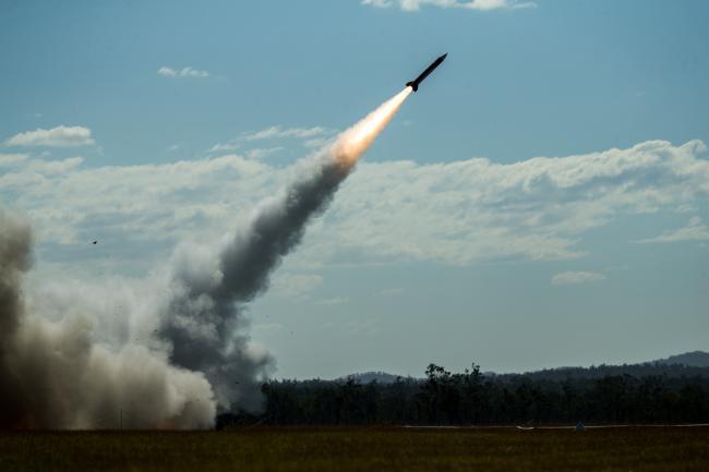 미국-호주 주도의 ‘탈리스만 세이버 2021’ 훈련 중 드론 타겟을 향해 MIM-104 패트리어트 미사일을 발사하고 있다. 사진 = 미 육군 홈페이지
