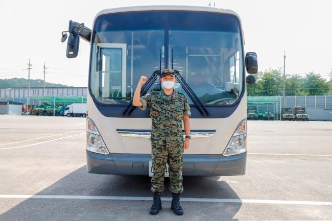 발 빠른 대처로 대형사고를 막은 육군특수전사령부 국제평화지원단 천진혁 상병. 

 부대 제공