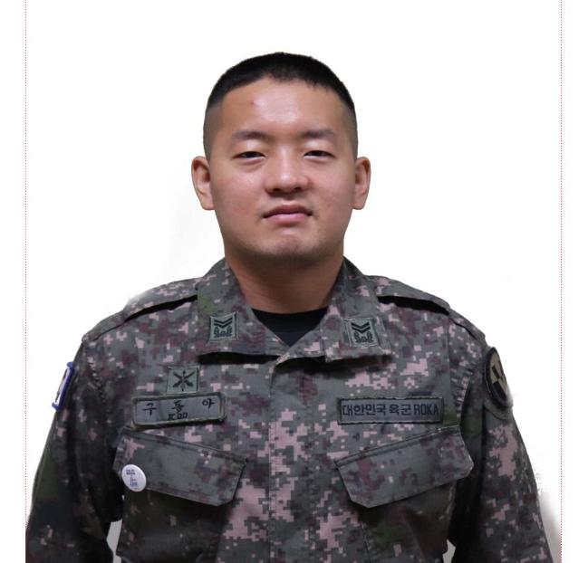 구 동 아 중사 
육군5포병여단