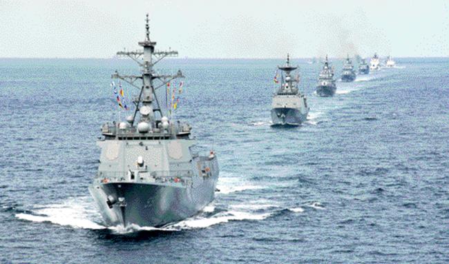 이지스구축함 세종대왕함.  해군 제공