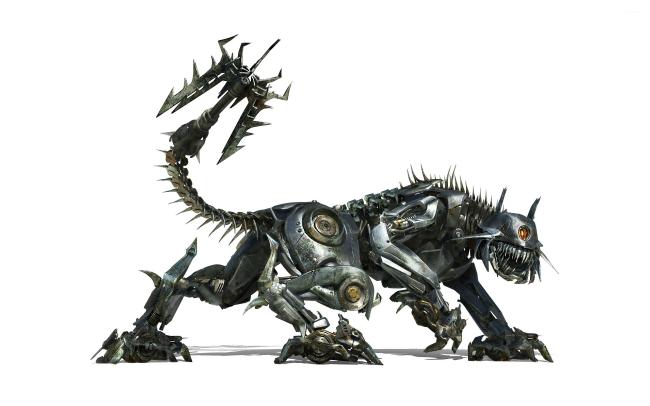 ‘트랜스포머: 패자의 역습’에 등장하는 래비지. 현재 개발 및 실전배치가 진행 중인 로봇 전투군견의 미래는 영화를 통해 미리 예측해 볼 수 있다.  

 사진=위키미디어