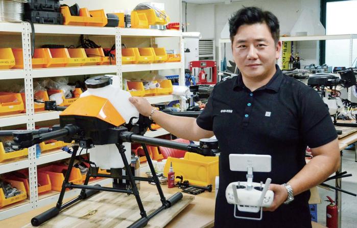 육군 중사 전역을 앞두고 2년간 창업을 준비한 박상화 해오름드론항공대표.