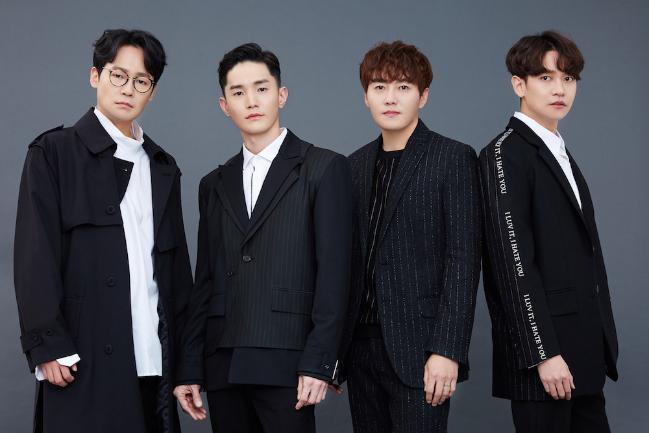 10일 오후 음악 프로젝트 ‘말하는’의 첫 번째 음원 ‘잊을 수 있을까’를 발매하는 그룹 노을.  
 사진=씨제스엔터테인먼트