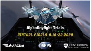 2020년 미 방위고등연구계획국(DARPA)이 주최한 ‘알파도그파이트’ 이미지.  사진=DARPA