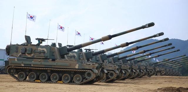 야전부대에 배치된 K9 자주포. 국방일보DB