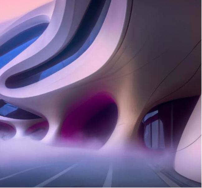 레픽아나돌 스튜디오와 ZHA가 협업한 작품, 아키텍팅메타버스 RAS x ZHA(2022).  사진=서울디자인재단