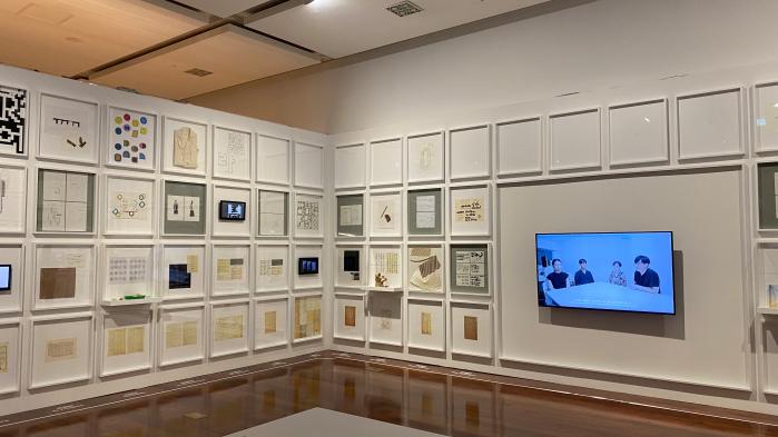 작품 제작과정의 숨은 이야기를 들려주는 한글공작소 전경.