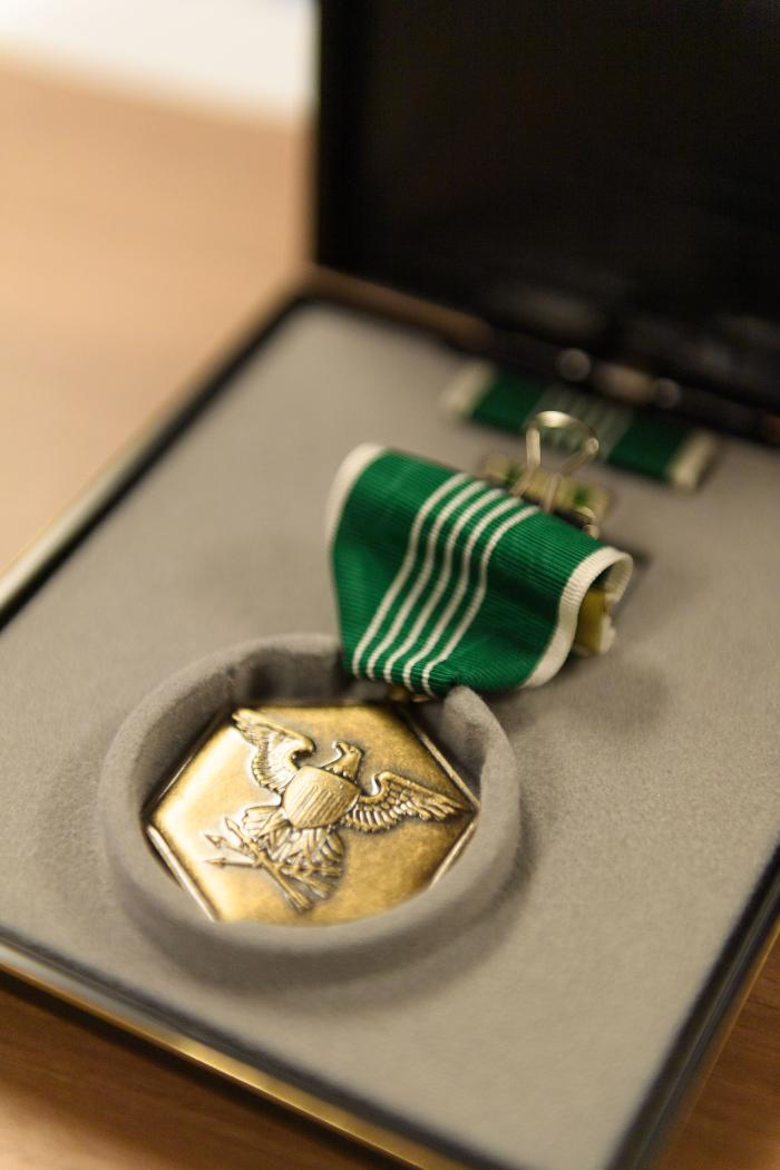 민거홍 병장이 수상한 미 육군 표창 훈장(ARCOM·Army Commendation Medal)