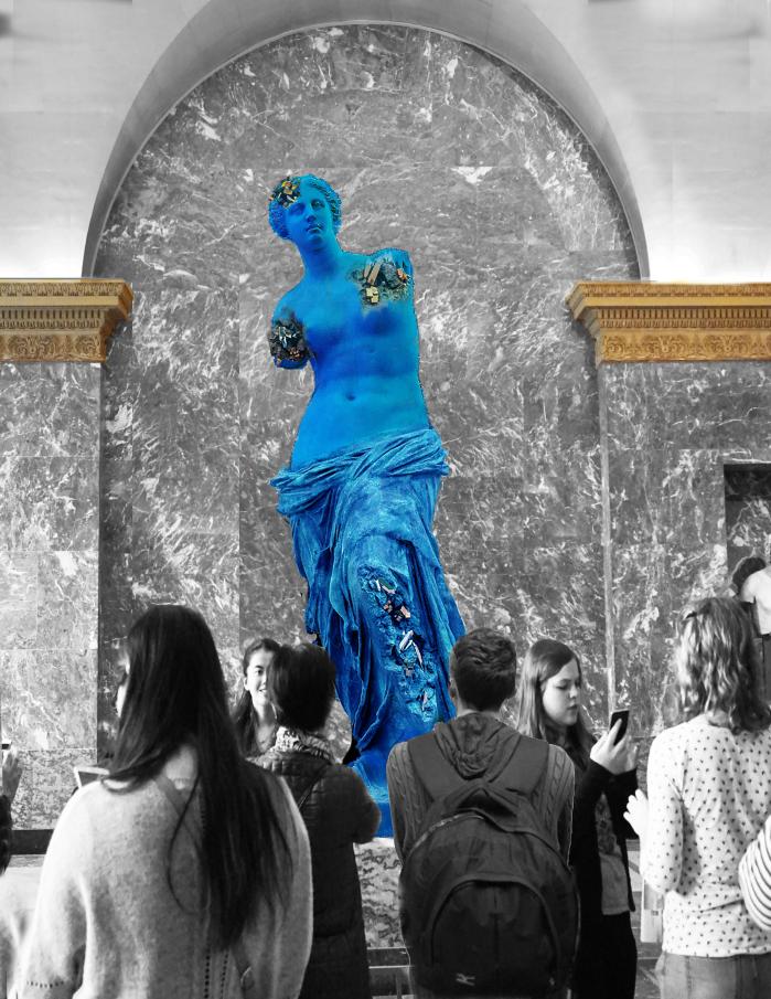 김홍식 작 ‘플라뇌르 Meet’ 작품. 사진=더 트리니티 갤러리